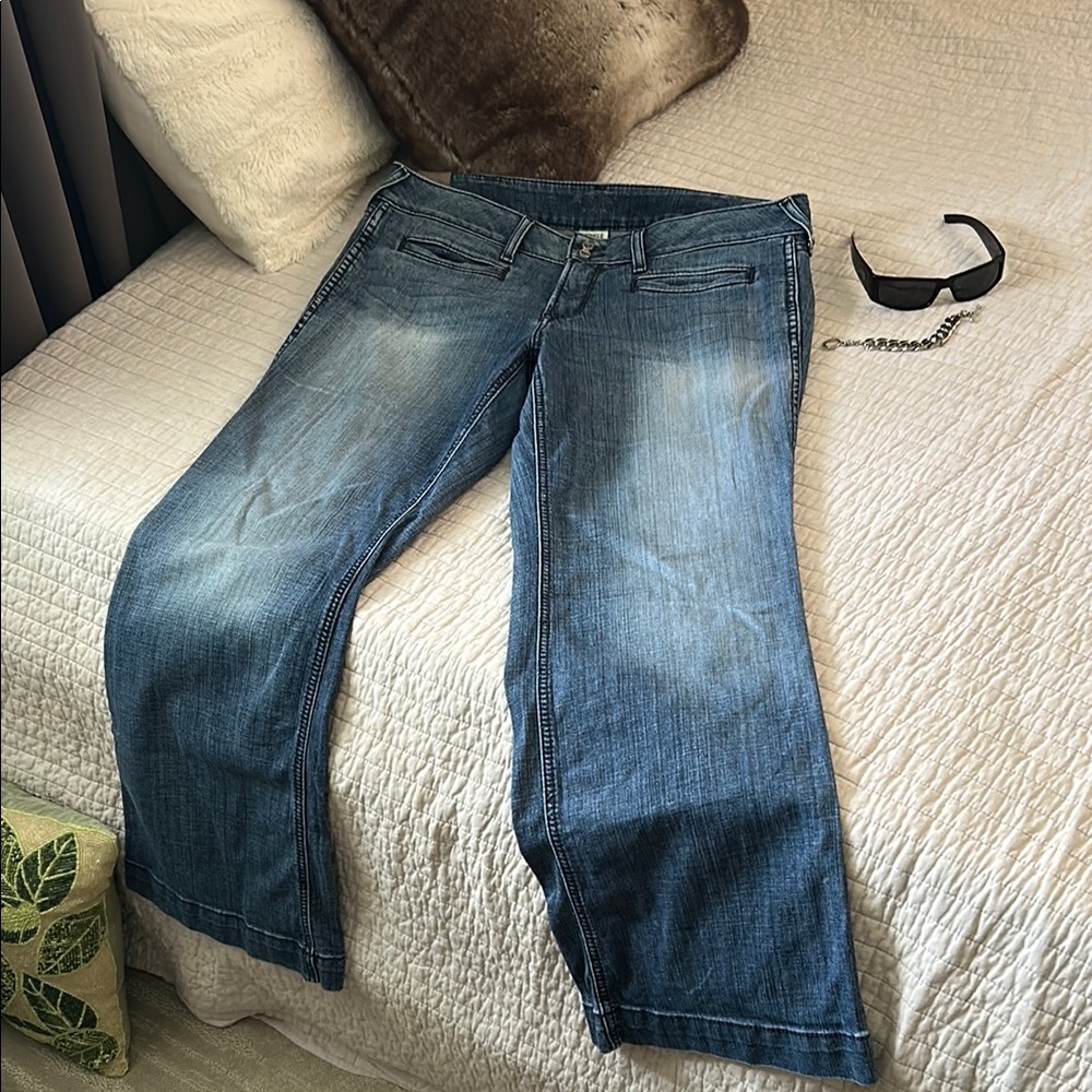 Ariat Women's Blue Flare & Wide Leg Jeans
